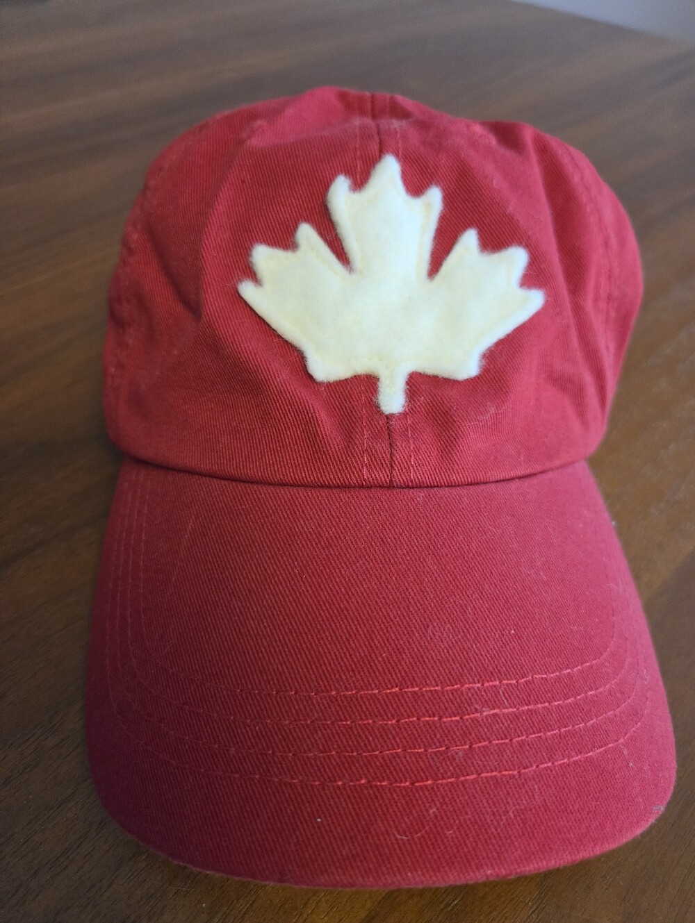 Roots Maple Leaf Red Baseball Hat